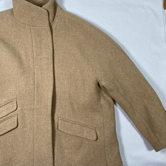 J. CREW Nello Gori Plus Size 20 Cocoon Coat in Italian Stadium-Cloth Wool Blend - Picture 9 of 14